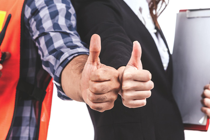 Reviewing client feedback and testimonials